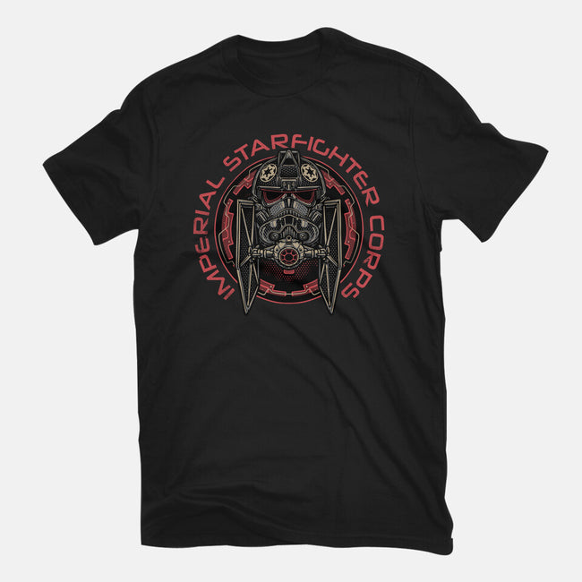 Imperial Pilot Emblem-Womens-Fitted-Tee-glitchygorilla
