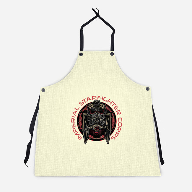 Imperial Pilot Emblem-Unisex-Kitchen-Apron-glitchygorilla