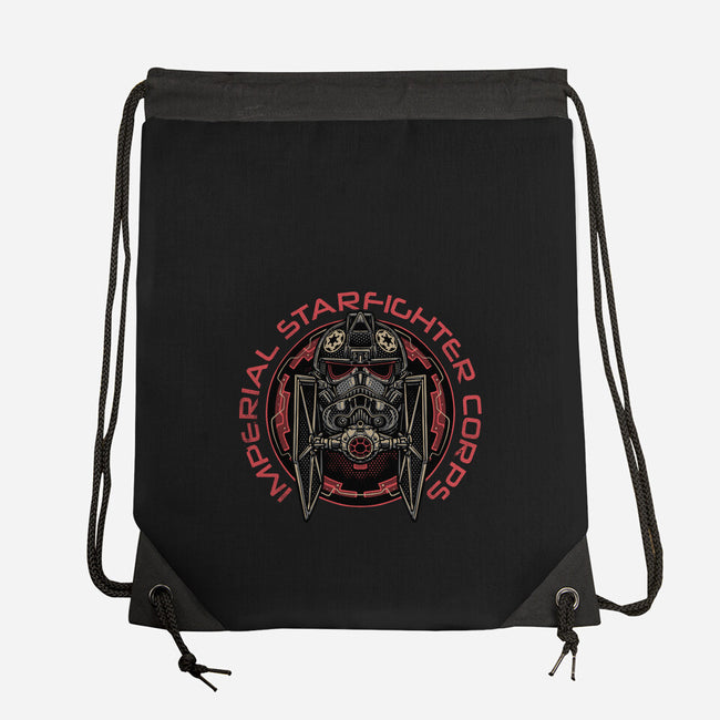 Imperial Pilot Emblem-None-Drawstring-Bag-glitchygorilla