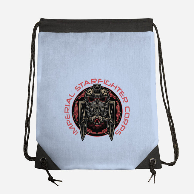 Imperial Pilot Emblem-None-Drawstring-Bag-glitchygorilla