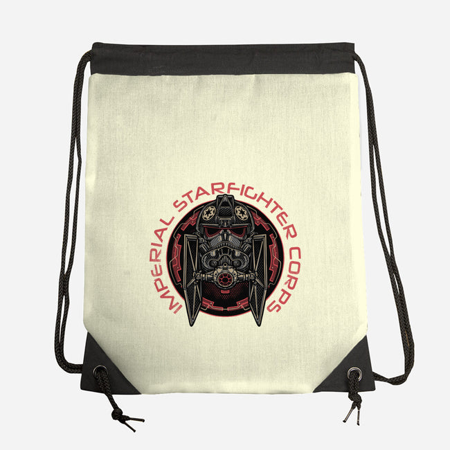 Imperial Pilot Emblem-None-Drawstring-Bag-glitchygorilla