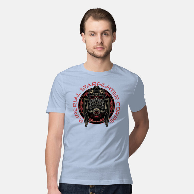 Imperial Pilot Emblem-Mens-Premium-Tee-glitchygorilla