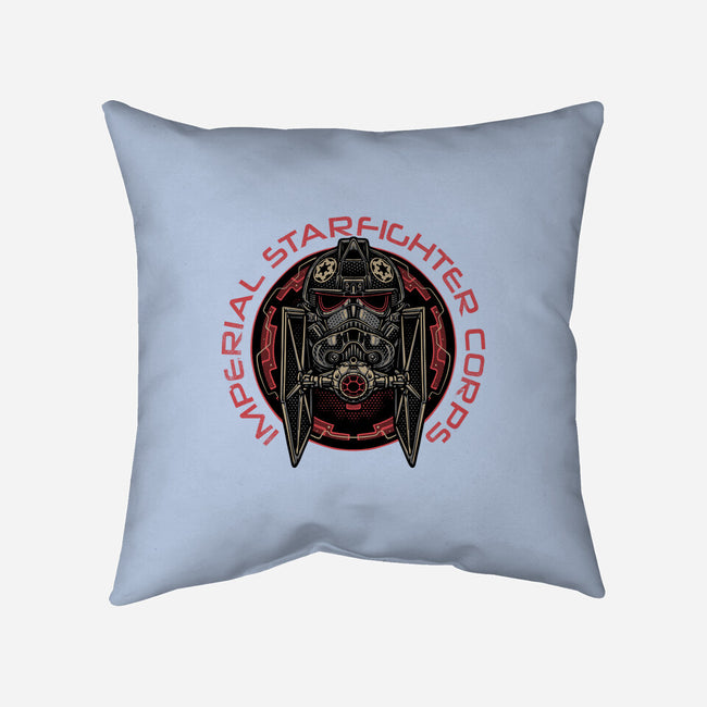 Imperial Pilot Emblem-None-Removable Cover w Insert-Throw Pillow-glitchygorilla