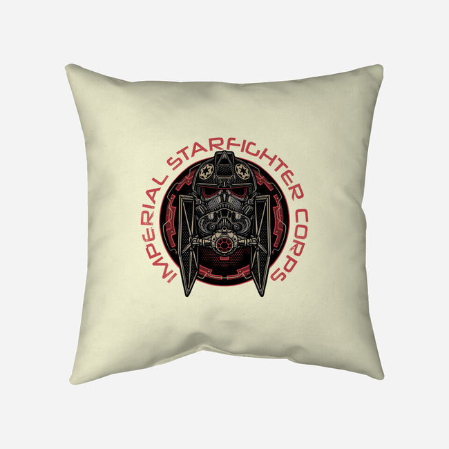 Imperial Pilot Emblem-None-Removable Cover w Insert-Throw Pillow-glitchygorilla