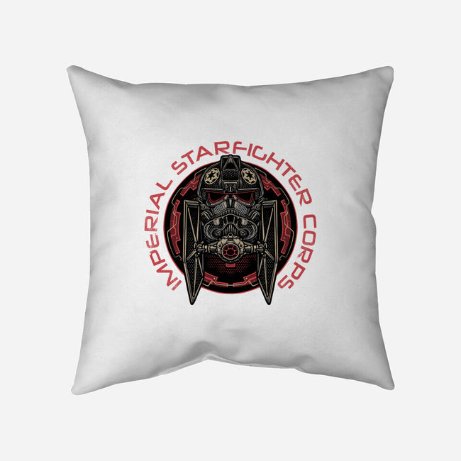 Imperial Pilot Emblem-None-Removable Cover w Insert-Throw Pillow-glitchygorilla