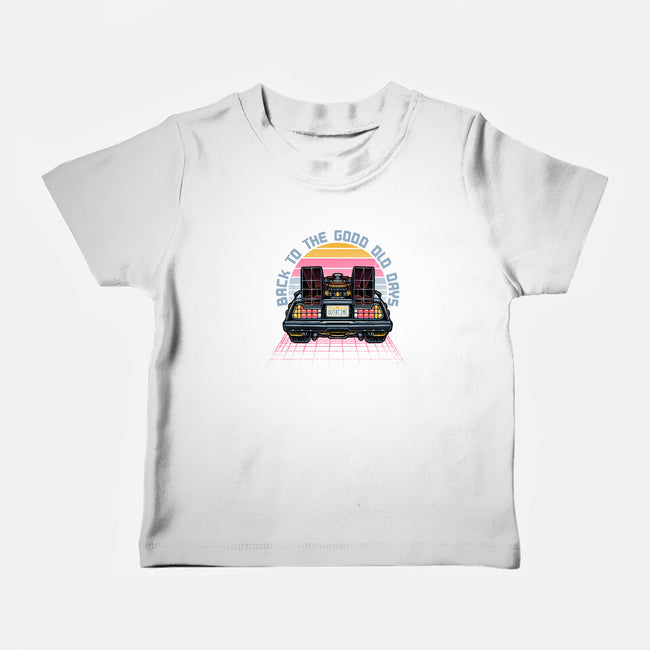 Back To The Good Old Days-Baby-Basic-Tee-glitchygorilla