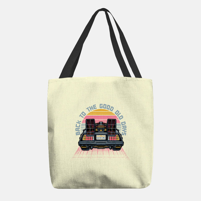 Back To The Good Old Days-None-Basic Tote-Bag-glitchygorilla