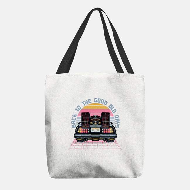 Back To The Good Old Days-None-Basic Tote-Bag-glitchygorilla