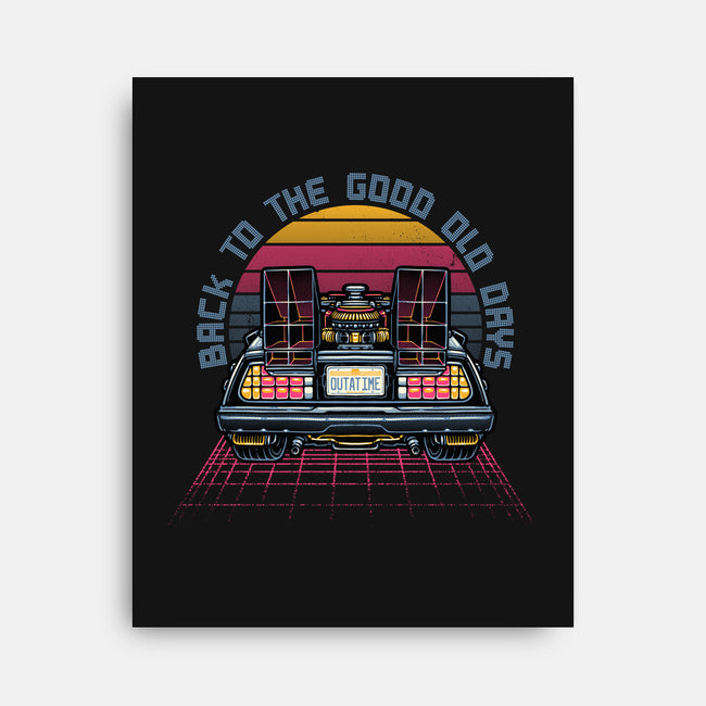 Back To The Good Old Days-None-Stretched-Canvas-glitchygorilla