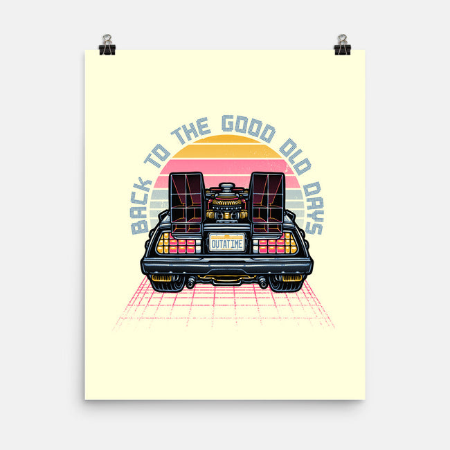Back To The Good Old Days-None-Matte-Poster-glitchygorilla