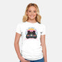 Back To The Good Old Days-Womens-Fitted-Tee-glitchygorilla