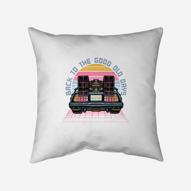 Back To The Good Old Days-None-Removable Cover w Insert-Throw Pillow-glitchygorilla