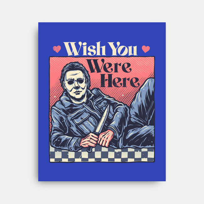 Wish You Were Here-None-Stretched-Canvas-glitchygorilla