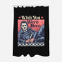 Wish You Were Here-None-Polyester-Shower Curtain-glitchygorilla