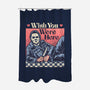 Wish You Were Here-None-Polyester-Shower Curtain-glitchygorilla