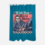Wish You Were Here-None-Polyester-Shower Curtain-glitchygorilla