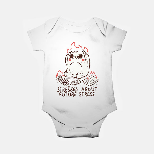 Stressed About Future Stress-Baby-Basic-Onesie-koalastudio