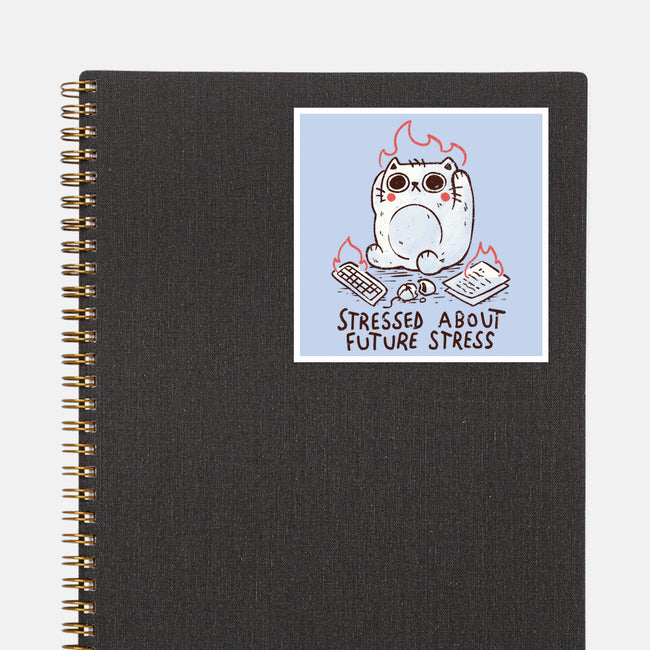Stressed About Future Stress-None-Glossy-Sticker-koalastudio
