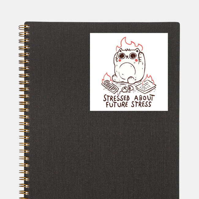 Stressed About Future Stress-None-Glossy-Sticker-koalastudio