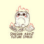Stressed About Future Stress-None-Fleece-Blanket-koalastudio