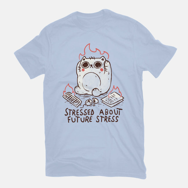 Stressed About Future Stress-Mens-Heavyweight-Tee-koalastudio