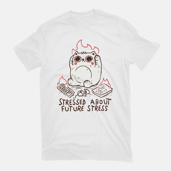 Stressed About Future Stress-Mens-Heavyweight-Tee-koalastudio