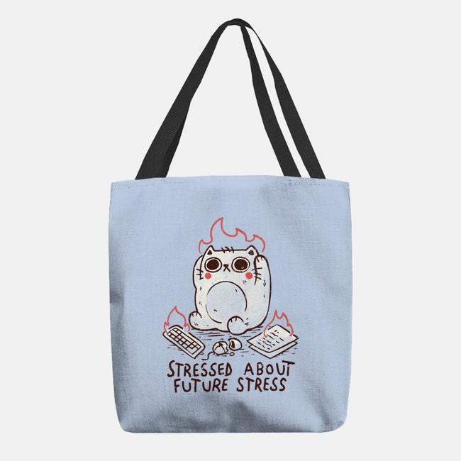 Stressed About Future Stress-None-Basic Tote-Bag-koalastudio