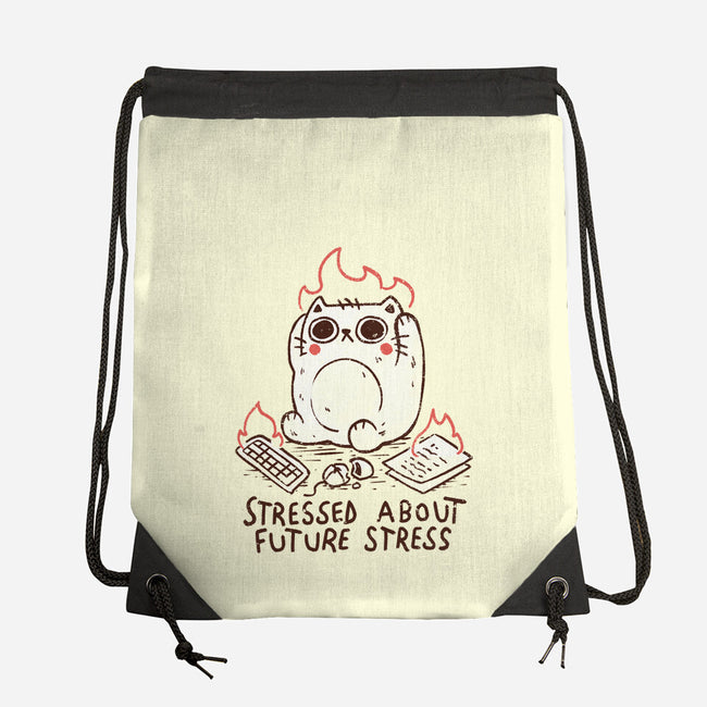 Stressed About Future Stress-None-Drawstring-Bag-koalastudio