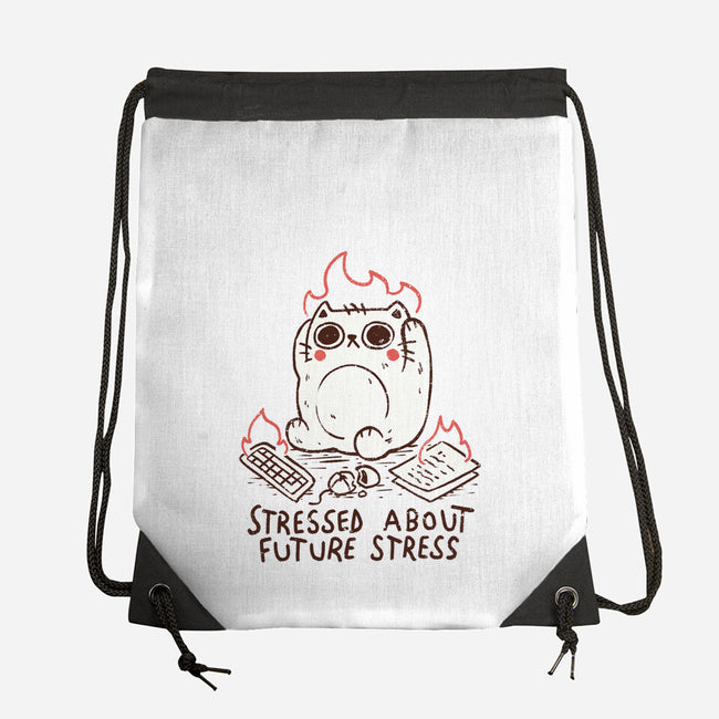 Stressed About Future Stress-None-Drawstring-Bag-koalastudio