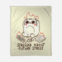 Stressed About Future Stress-None-Fleece-Blanket-koalastudio