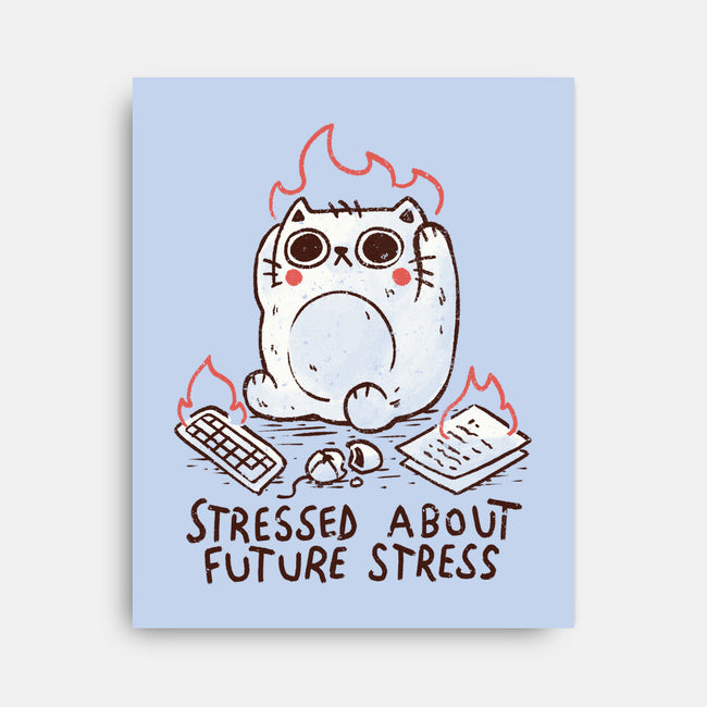 Stressed About Future Stress-None-Stretched-Canvas-koalastudio