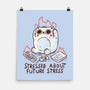 Stressed About Future Stress-None-Matte-Poster-koalastudio