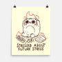 Stressed About Future Stress-None-Matte-Poster-koalastudio