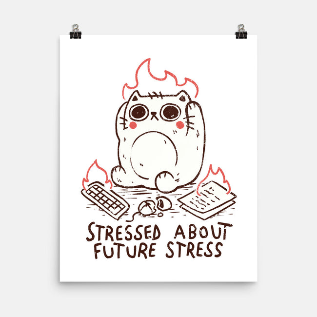Stressed About Future Stress-None-Matte-Poster-koalastudio