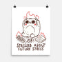 Stressed About Future Stress-None-Matte-Poster-koalastudio