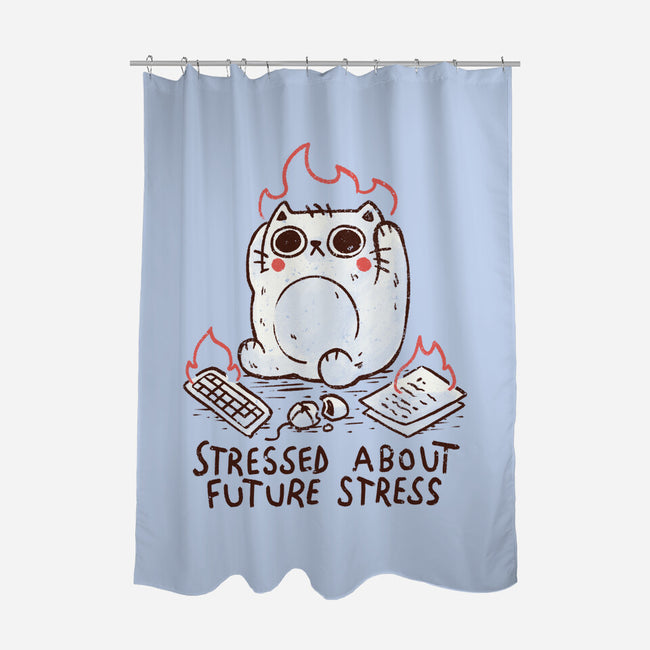 Stressed About Future Stress-None-Polyester-Shower Curtain-koalastudio