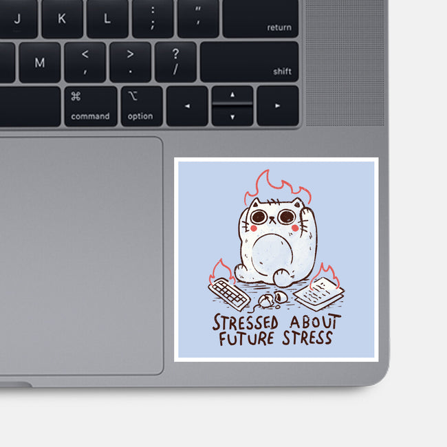 Stressed About Future Stress-None-Glossy-Sticker-koalastudio