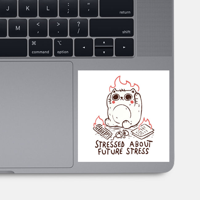 Stressed About Future Stress-None-Glossy-Sticker-koalastudio