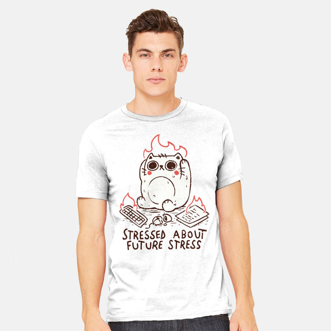 Stressed About Future Stress-Mens-Heavyweight-Tee-koalastudio