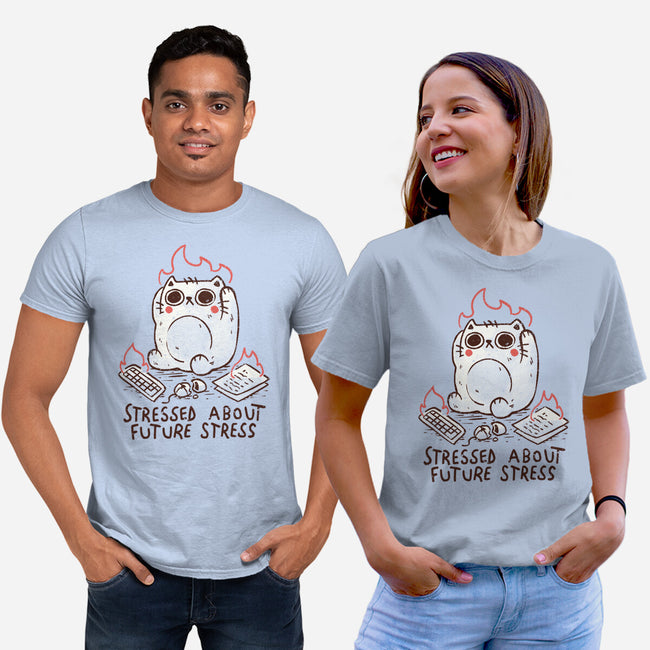 Stressed About Future Stress-Unisex-Basic-Tee-koalastudio