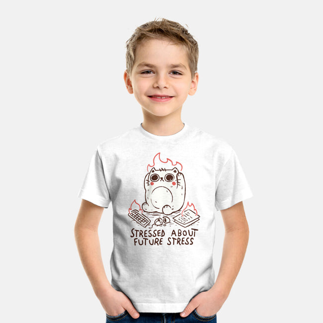 Stressed About Future Stress-Youth-Basic-Tee-koalastudio