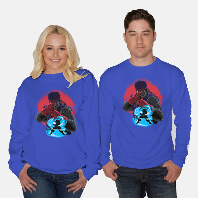 Wanderer Fighter-Unisex-Crew Neck-Sweatshirt-rmatix