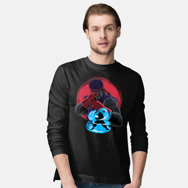 Wanderer Fighter-Mens-Long Sleeved-Tee-rmatix