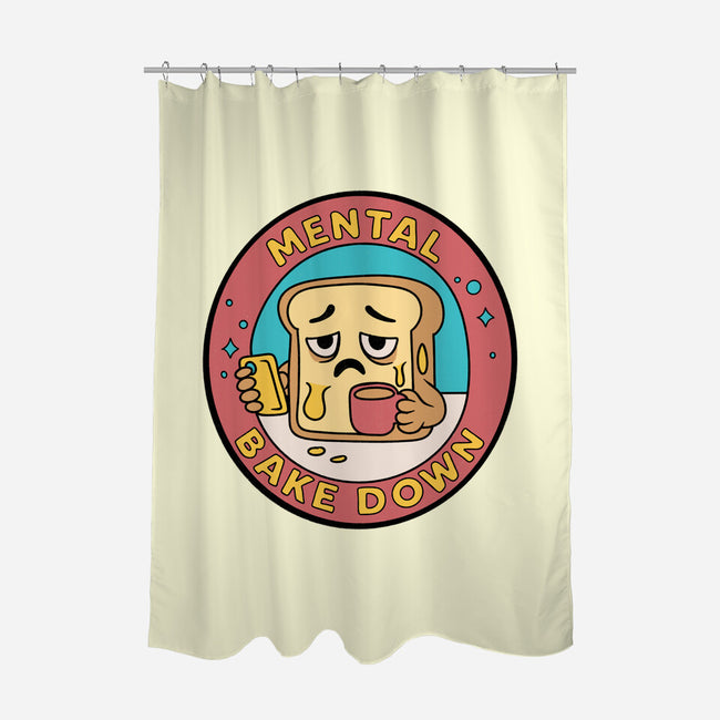 Mental Bake Down-None-Polyester-Shower Curtain-Loobs