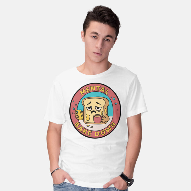 Mental Bake Down-Mens-Basic-Tee-Loobs