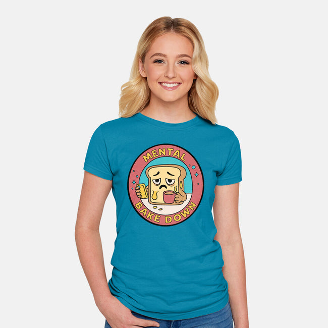 Mental Bake Down-Womens-Fitted-Tee-Loobs