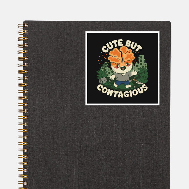 Cute But Contagious-None-Glossy-Sticker-Loobs