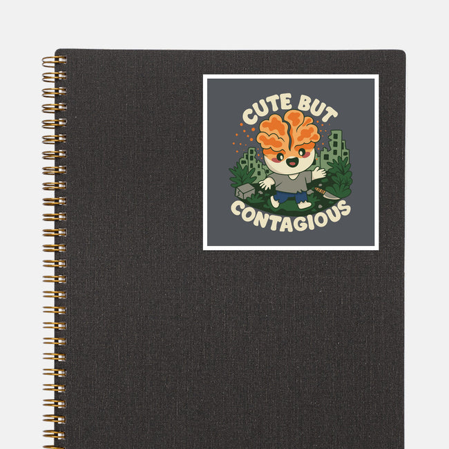 Cute But Contagious-None-Glossy-Sticker-Loobs