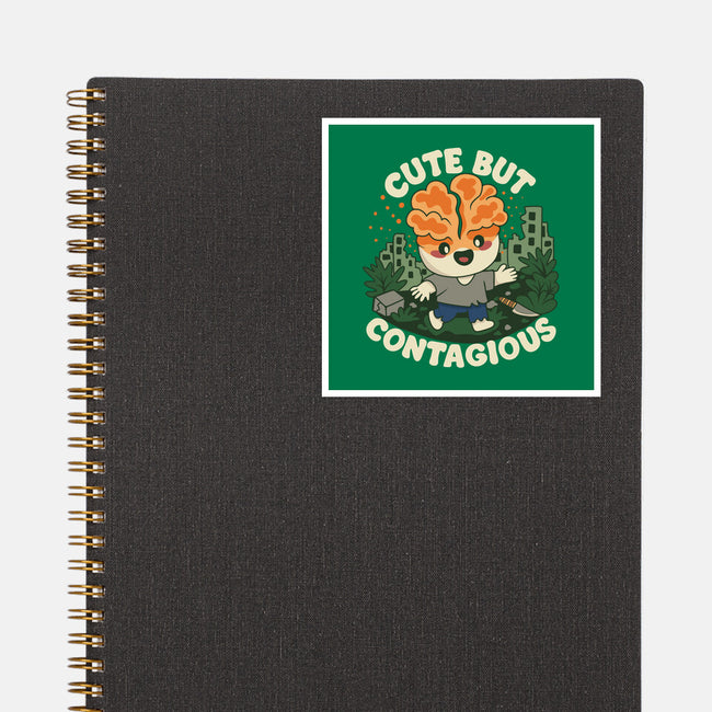 Cute But Contagious-None-Glossy-Sticker-Loobs