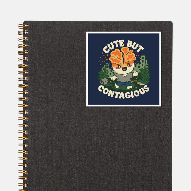 Cute But Contagious-None-Glossy-Sticker-Loobs